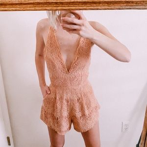 Peach Romper/Playsuit